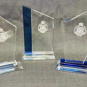 QPS Glass Etched Acknowledgment Awards